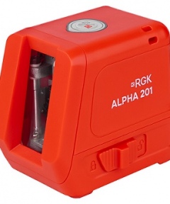 Лазерный уровень RGK ALPHA 201 с красным лучом