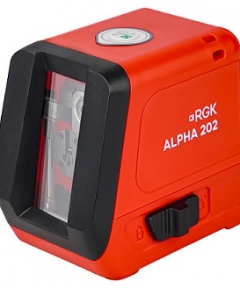 Лазерный уровень RGK ALPHA 202 с зелёным лучом