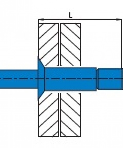 SPSK потайной бортик 120°